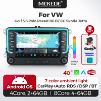 Radio para Auto MEKEDE K4 con Android 15 para VW Golf 5 6 Polo Passat B6 B7 CC Skoda Jetta, Autoradio RDS con GPS