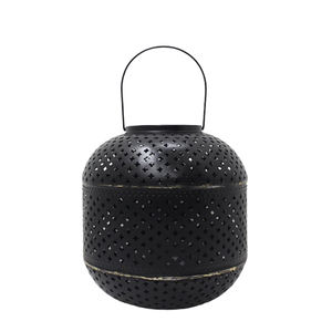 Lanterne en fer avec poignée et T Lite lanternes de Festival couleur or pour maison et dessus de Table personnalisées en vrac - Product Image 5