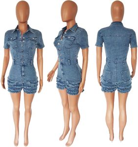 Traje de Mezclilla de Moda para Mujer, Primavera/Verano, 2 Piezas, Sin Mangas, Ajustado, Elástico, 100% Algodón, Transpirable, de Secado Rápido, Informal - Product Image 6
