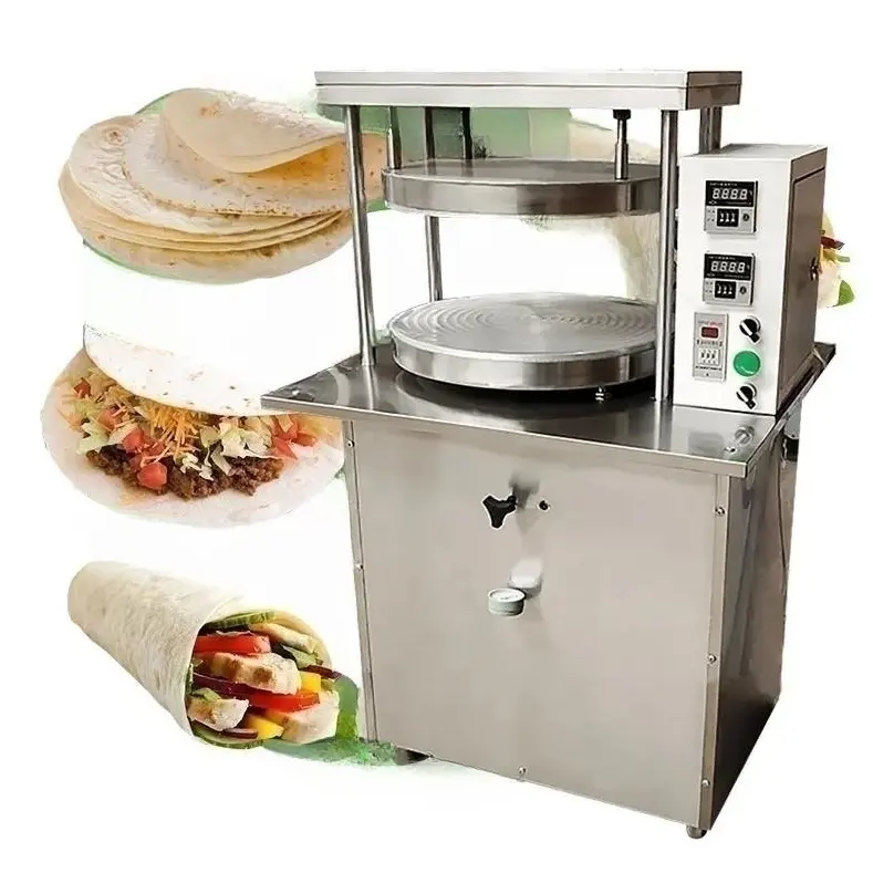 Tortilla macchina Tortilla pressa per frittelle produttore di vendita calda nuova completamente automatica multifunzione da 14 pollici 65*45*135cm
