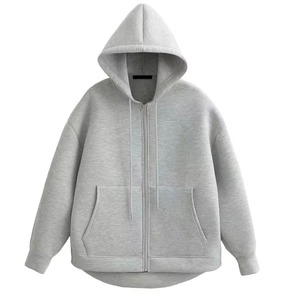 Sudadera con capucha unisex de invierno con cremallera, 100% algodón polar, estampado digital, bordado, estilo urbano, peso pesado, venta al por mayor, MOQ bajo - Product Image 1