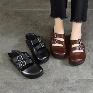 รองเท้าหนังเดี่ยวสวมใส่สบายมีสไตล์ลำลองสวมใส่สบายสำหรับผู้หญิง - Product Image 2