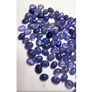 153 pièces de Tanzanite naturelle 8x6mm 9x7mm Cabochon ovale 266 Cts Lot Iroc ventes lâche pierres précieuses Tanzanite Cab US $96 pour tous - Product Image 3