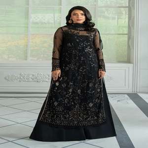 Vente chaude Premium Quality Pakistanais Salwar Kameez Premium Chiffon Tissu Style Islamique Partywear Vêtements pour Dames - Product Image 1