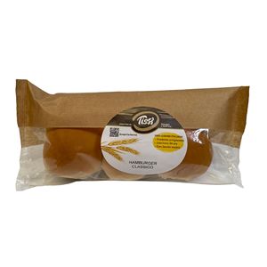 Pane Classico per Hamburger Tissi 200g X 10pz, Farina di Grano Tenero con Sapore di Cereali, Modello 0701119, Confezione in Sacchetto - Product Image 1