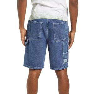 Pantalones cortos de mezclilla informales para hombre, superventas, estilo único a la moda, secado rápido y transpirable, cintura media, Color azul, 2025 - Product Image 3