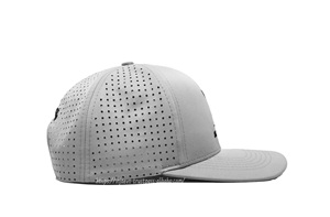 Haute qualité broderie personnalisée Logo camionneur chapeaux 100% Polyester tissu découpé au Laser trou casquettes de sport profil bas en gros - Product Image 5