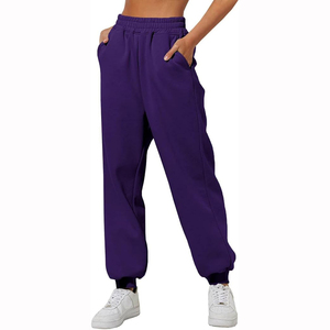 Streetwear en coton personnalisé de haute qualité, pantalons de survêtement pour femmes, pantalons de gym et de course, pantalons de survêtement en coton, pantalons lourds - Product Image 4