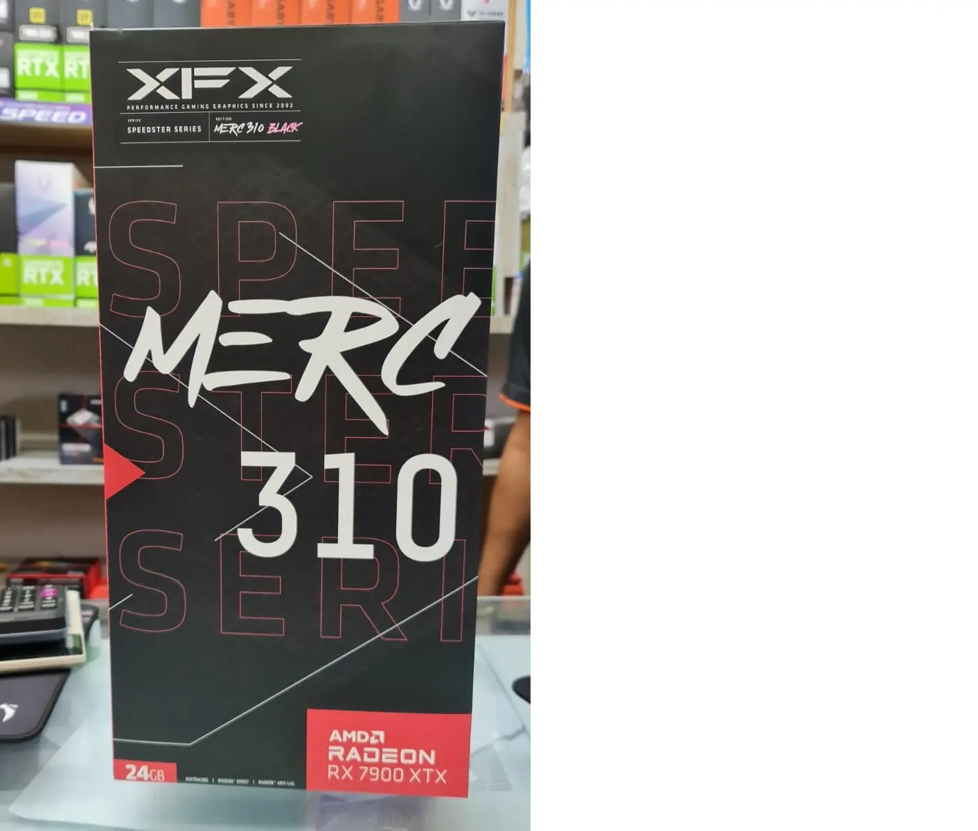 XFX Speedster MERC310 AMD Radeon RX 7900XTX Black Gaming Graphics Card