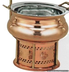 Chauffe-plat en cuivre pour fête fantaisie meilleure qualité Design décoration luxe meilleure qualité vente en gros plat - Product Image 1