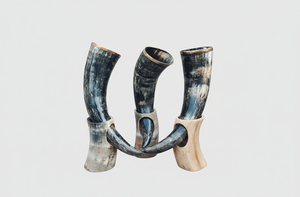 AZ ENTERPRISES AZE-HM09 Tasse en corne naturelle artisanale, finition polie, classique, écologique, pour mariage, pour boire de la bière ou du café - Product Image 5