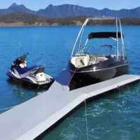 Station de plate-forme de quai de ponton des îles flottantes gonflables Offre Spéciale Y pour la plate-forme de quai gonflable de bateau et de jet ski