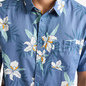 Chemise Hawaïenne Florale d'Été 2026 pour Homme – Décontractée, Ample, en Tissu Tricoté Anti-Boulochage, Tissu Sergé Tendance, Popeline Infroissable Simple - Product Image 6