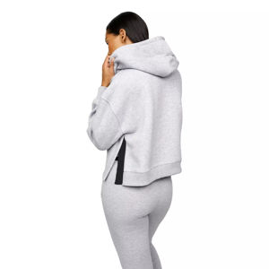 เสื้อฮู้ดสีพื้นสำหรับผู้หญิงเสื้อสวมหัวขนแกะสวมใส่สบายเสื้อครอปสำหรับผู้ชาย - Product Image 2