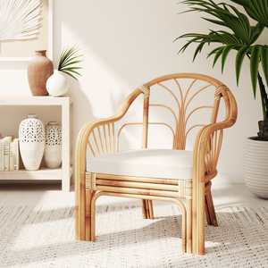 Chaises relaxes modernes en rotin pour salon, décoration, meubles de maison, nouveaux designs fabriqués au Vietnam - Product Image 3