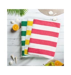 ผ้าขนหนูชายหาดลายเทอร์รี่ได้รับการรับรองจาก8000ผ้าขนหนูริมชายหาดต้นกำเนิดจากอินเดีย - Product Image 1