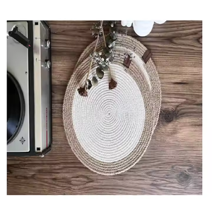 Manteles Individuales de Yute Trenzado en Forma de Corazón Modernos, Ecológicos, Reutilizables, Lavables, Personalizables - Product Image 6