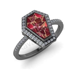 Anillo de ataúd de Plata de Ley 925 de alta calidad, suministro personalizado directo de fábrica, para mujer, joyería fina de 7x14mm, nuevo regalo - Product Image 5