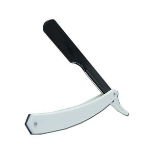 Navaja de Afeitar Profesional Premium de Acero con Alto Contenido de Carbono, Cuchillas de un Solo Filo, Sistema de Cuchillas Reemplazables para Barbería - Product Image 2