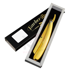 Hot Selling Electroplating <b>Single</b> <b>Blade</b> <b>Razor</b> Manual Barber Shop <b>Razor</b> Shaving Knife Cut <b>Razor</b> for Men Face Hair Removal - Product Image 1