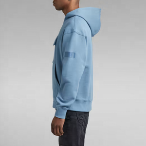 Sweat-shirts à capuche personnalisés en coton French Terry pour hommes avec grande poche, impression graphique de logo, sweat-shirts à capuche pour hommes - Product Image 4