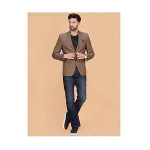 Exportateur indien de manteaux en laine classiques kaki pour hommes, style élégant, veste chaude pour les professionnels, disponible à un prix compétitif - Product Image 6