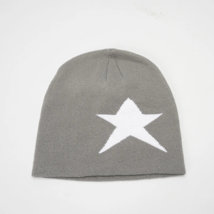 หมวกบีนนี่ถักแบบกำหนดเองหมวกกีฬากลางแจ้งหัวกะโหลกระบายอากาศได้หมวกบีนนี่ผ้ายืดหมวกบีนนี่ปักลาย - Product Image 4