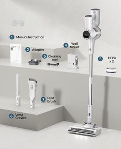 Aspiradora Inalámbrica Portátil y Ligera con Función de Limpieza en Seco, Limpieza Profunda para Pelo de Mascotas, Alfombras, Pisos y Hogar - Product Image 5