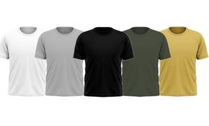 T-shirts décontractés pour hommes, vêtements de jogging, vêtements de course, t-shirts en coton pour hommes - Product Image 2