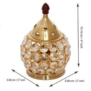 Premium Elegant Thick Brass <b>Tea</b> <b>Light</b> Holder for Ambient Home Decoration for <b>Christmas</b> Season - Product Image 3
