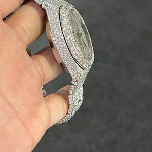 Montre de luxe VVS Moissanite | Squelette présidentiel glacé | Passe le testeur de diamants en gros - Product Image 4