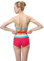 ALLWINWIN MSK100 Bâton de massage - Rouleau de massage musculaire en forme de fleur pour les jambes