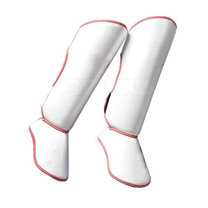 <b>MMA</b> <b>Shin</b> <b>Guard</b> for Men Professional Protection Non-Skid Handmade Leather <b>Shin</b> Pads New Style Model - Product Image 1