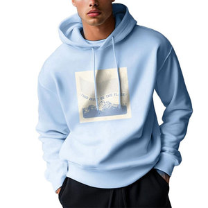 ออกแบบโลโก้ของคุณเอง เสื้อฮู้ดขนแกะสำหรับผู้ชายฤดูหนาว เป็นมิตรกับสิ่งแวดล้อม - MOQ ต่ำ ขนาดสั่งทำได้ คุณภาพสูง ขายดีที่สุด ไซส์พลัส - Product Image 1