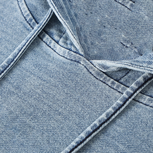 Sweat à capuche en denim clair d'hiver Sigma Gamma Rho, pull en polaire unisexe de qualité supérieure, capuche à cordon de serrage, poche kangourou, 100% - Product Image 6