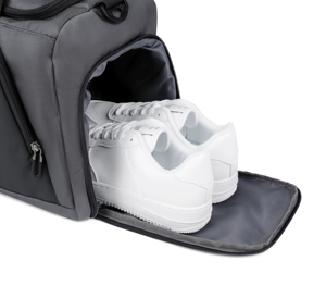 กระเป๋าเดินทางกีฬาแบบกันน้ำสั่งทำขายส่งพร้อมช่องใส่รองเท้า ความจุขนาดใหญ่ รับผลิตตามแบบ OEM จำนวนมาก - Product Image 3