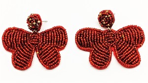 Regalo de Navidad de lujo Árbol de Navidad Bastón de caramelo Reno Copo de nieve Diseño Pendientes de aro de gota para niña 2024 - Product Image 3