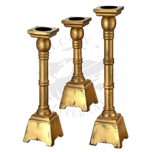 Bougie Vintage Accessoires Fer Creux Projection Cylindrique Photophore pour la Décoration de La Maison - Product Image 5