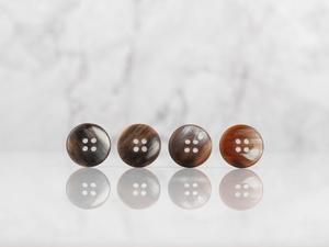 Botones de Cuerno de Búfalo Natural al por Mayor, Acabados y Coloridos para Accesorios de Ropa, Alta Calidad - Product Image 2