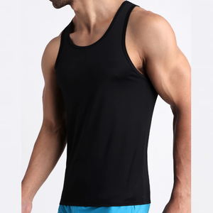 Hommes Gym débardeur sans manches chemise d'entraînement tricoté respirant tissu à séchage rapide Fitness musculation été usage extérieur décontracté - Product Image 3