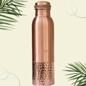 Bouteille d'eau en cuivre au design simple, très vendue, pour des bienfaits pour la santé, style tendance, utilisation au bureau, à la salle de sport, bouteille d'eau en cuivre - Product Image 5