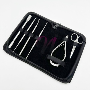 Outils de manucure pour le soin des ongles Poussoirs à cuticules avec outils d'art des ongles Poussoirs à ongles en acier inoxydable massif Silver Colo originaux - Product Image 4