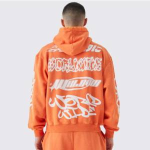 ชุดวอร์มแฟชั่นฤดูหนาวของผู้ชายชุดวอร์มผ้าฝ้ายแบบมีฮู้ดสำหรับวิ่งชุดวอร์มใส่ได้ทั้งชายและหญิงแบบโอเวอร์ไซส์ออกแบบมาสำหรับทุกเพศ - Product Image 3