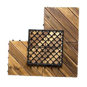 Baldosas de Madera de Acacia Vietnamita Impermeables y Antideslizantes, Cuadradas y Encajables para Uso en Exteriores con Garantía de 5 Años - Product Image 4