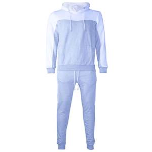 Top qualité 100% coton Gym Fitness ensembles vêtements de sport personnalisés survêtement Sports de plein air Gym entraînement Jogging deux pièces Fitness ensemble - Product Image 1