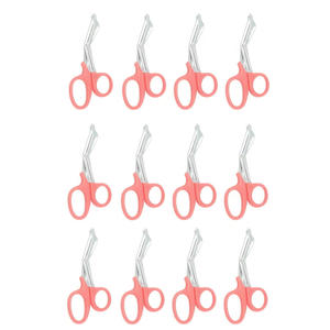12 nuevas tijeras de acero inoxidable rosa de 5,5 \ ", tijeras EMT/EMS, vendaje ecológico, suministro de paramédico - Product Image 1