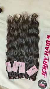 100% naturel brut vierge indien cheveux faisceaux extension Machine Double trame Perm approvisionnement en gros - Product Image 3