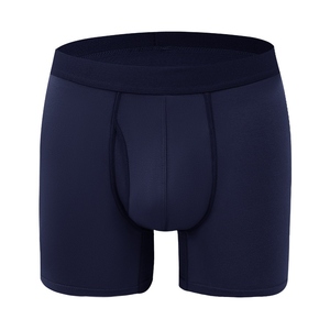 Wholesale Breathable Cotton <b>Mens</b> Boxer Shorts Custom Logo Soft Fit Comfortable <b>Underwear</b> <b>Trunks</b> Briefs For <b>Men</b> - Product Image 3