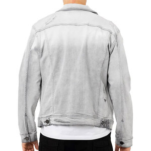 Vestes en jean personnalisées avec broderie sur toute la veste en jean pour hommes, broderie florale, vestes en jean pour hommes - Product Image 3