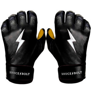 Proveedor directo de fábrica Logotipo personalizado Guantes de bateo de béisbol Cabretta Cuero Diseño propio Deportes Últimos guantes de bateo Béisbol - Product Image 1
